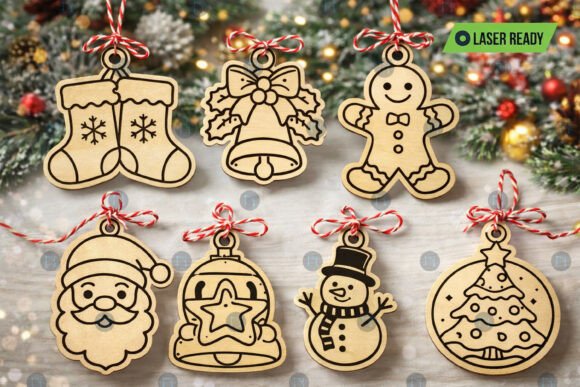 Download Paintable Christmas Ornaments SVG Bundle - Ornament Collection